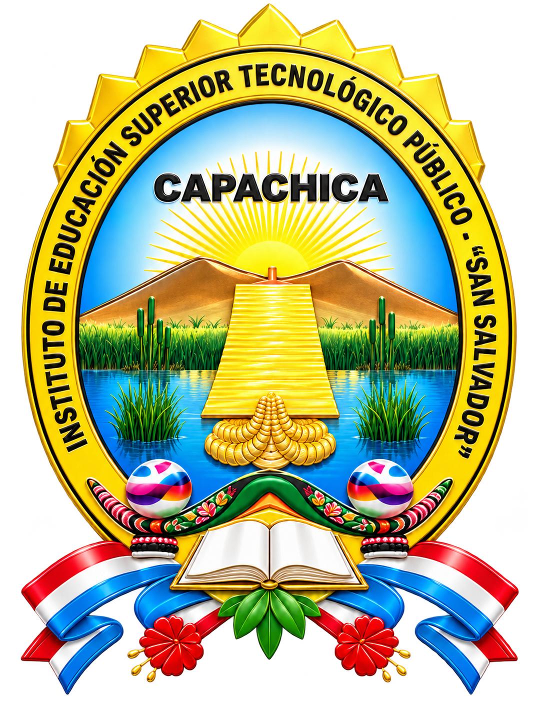 Emblema institucional San Salvador de Capachica